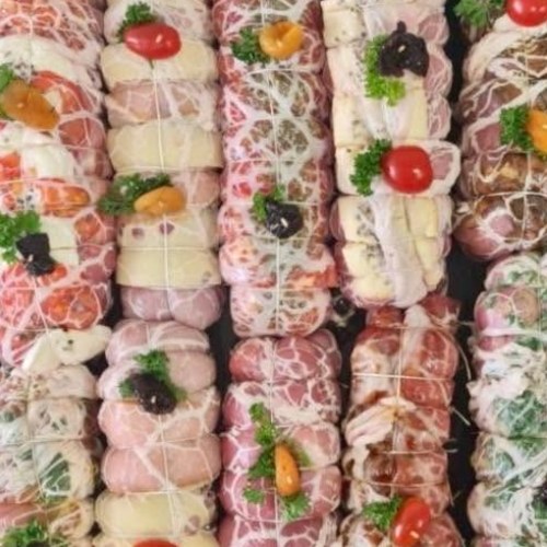 Roulades de charcuterie