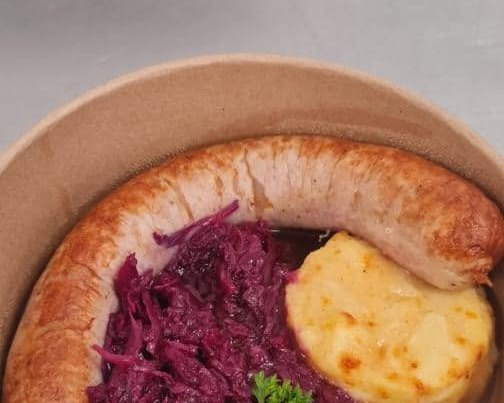 Saucisse au chou rouge